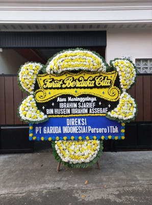 Papan Bunga Duka di Badar